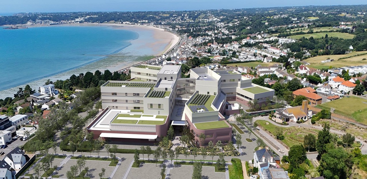 Panoramic view of the Acute Hospital at Overdale